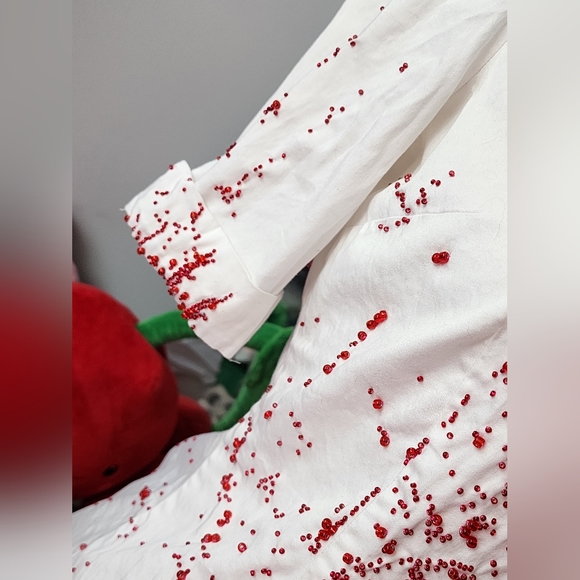 Hand beaded button up shirt - Picture 5 of 8